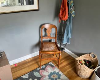 Antique wooden chairs