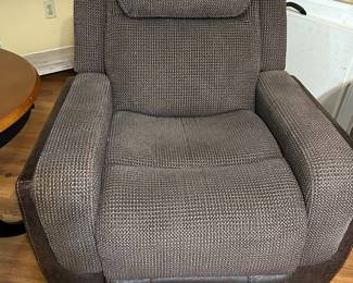 Upholstered power recliner