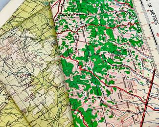 USAF WWII restricted aerial bombing maps