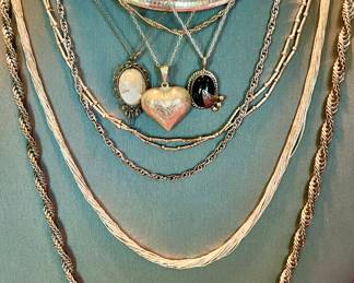 Sterling. Miriam Haskell long chain