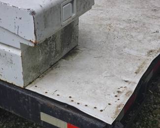 8X20 flatbed trailer no title