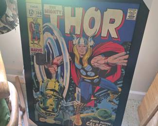Thor framed poster