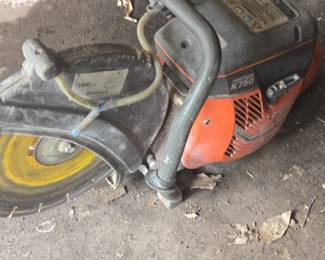 Husqvarna Partner K750 concrete saw
