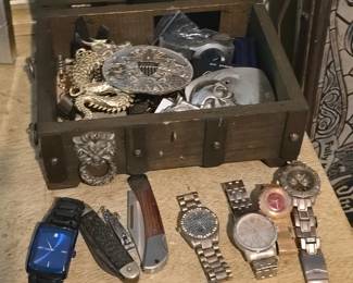 We have Jewelry and watches