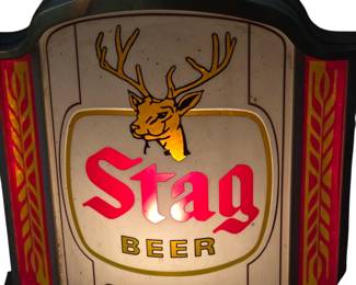 Vintage Stag beer advertising