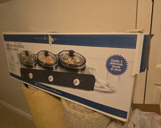 3 pot slow cooker