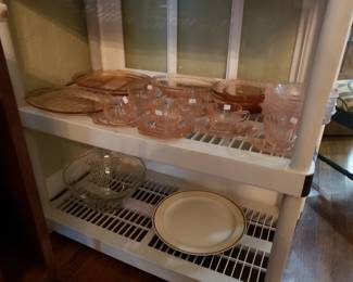 PINK DEPRESSION GLASS