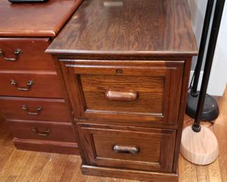 WOODEN FILING CABINET