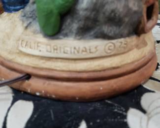 MARK ON VINTAGE LAMP: CALIFORNIA ORIGINALS, 1979