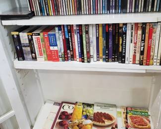 CD'S & DVD'S & COOK BOOKS