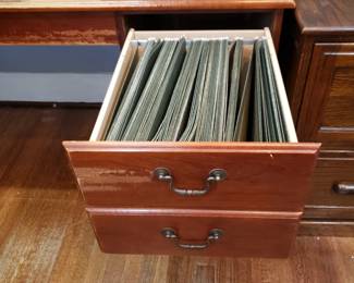 DESK SET WITH FILE DRAWER