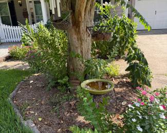 Planters, Birdbaths, Hanging and more