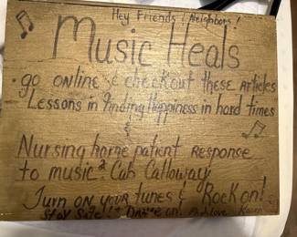 wood handmade sign