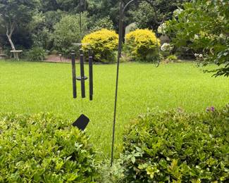 Shepards hook and wind chimes