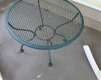 Green Patio Table