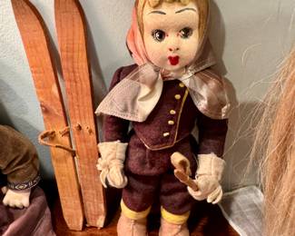 Lenci skier doll