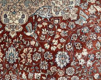 Silk rug 4' x 6'
