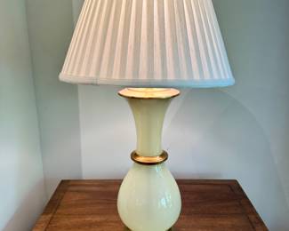 Pr. Paul Hanson opaline glass lamps