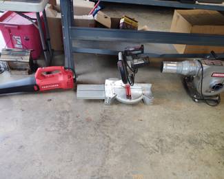 Saw, blower, dust collector