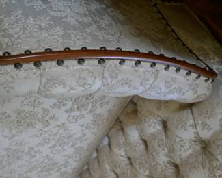 Left side of the French Provincial Sofa
