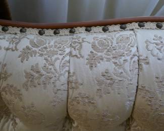 Left side of the French Provincial Sofa
