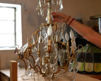 Stunning Antique French Louis XVI Chandelier
