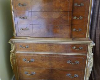 Antique French Provincial Tall Dresser