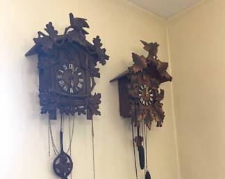 GERMAN BLACK FOREST CUCKOO CLOCKS