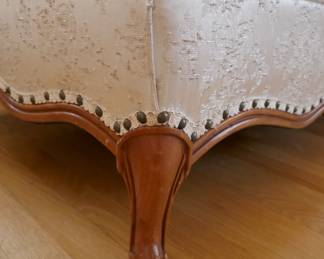 Right side of the French Provincial Sofa