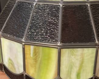 Slag Glass Lamp