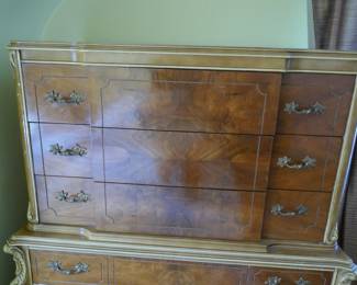 Antique French Provincial Tall Dresser