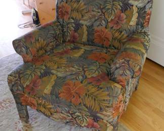 Upholstered armchair