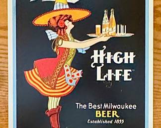 Metal Beer Advertising Sign