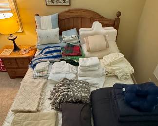 Bed • Sheets • Blankets • Pillows