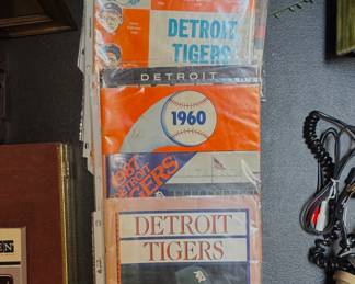 Vintage Detroit Tigers Programs