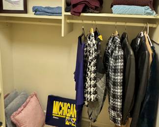 Clothes • Pillows • Blankets