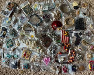 Jewelry - Earrings, Rings, Bracelets, Necklaces, Broaches, Pins, and More!