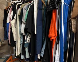 Tons of branded clothing