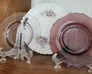 Fenton dessert plates 