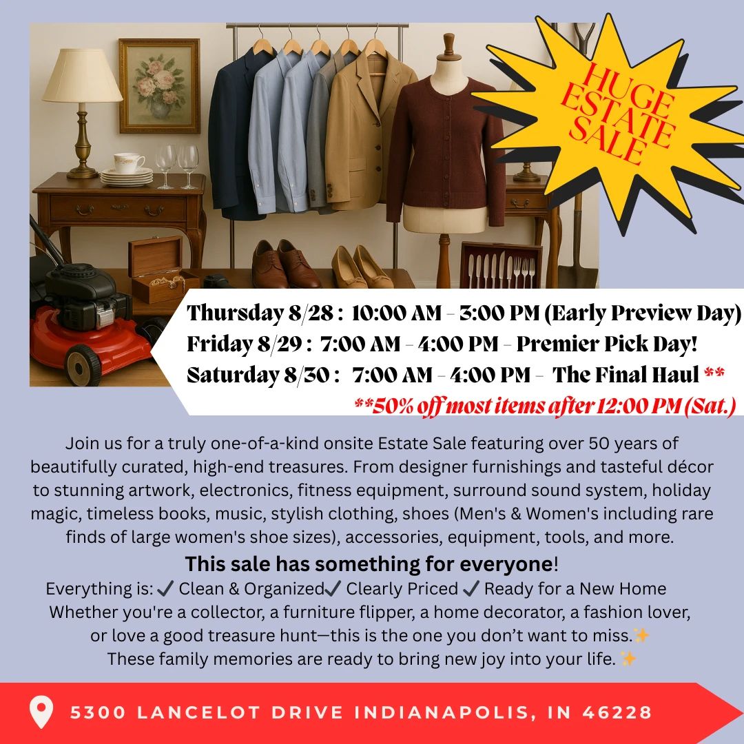 Estate Sale Flyer