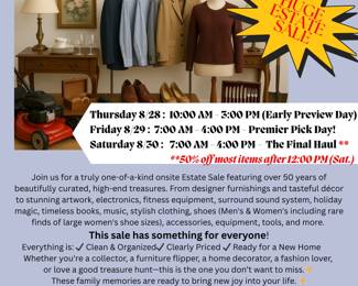Estate Sale Flyer
