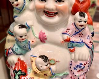 Happy Buddha with children