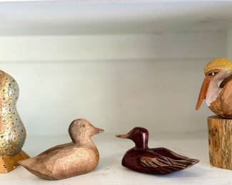 wooden ducks