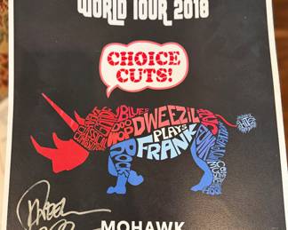 Dweezil Zappa 2018 Concert poster - SIGNED