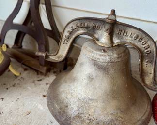 Antique Cast Iron Bell CS BELL & CO- Hillsboro, Ohio