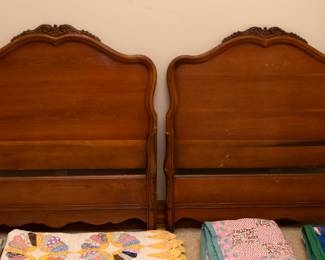 Pair French Prov Twin