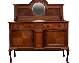 Queen Anne Sideboard with Mirror