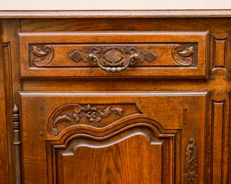 Antique French Sideboard Detail