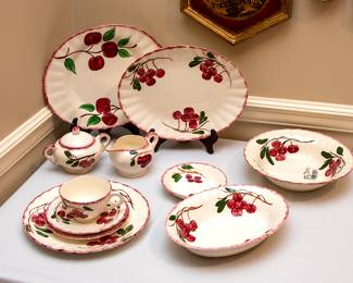 Blue Ridge Pottery Cherry Cobbler