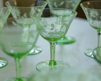 Uranium glass
